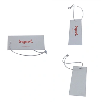 Low MOQ Custom Clothing Hang Tag/Paper Tag Square Garment Tags Clothing Label Garment Price Label for Cloths